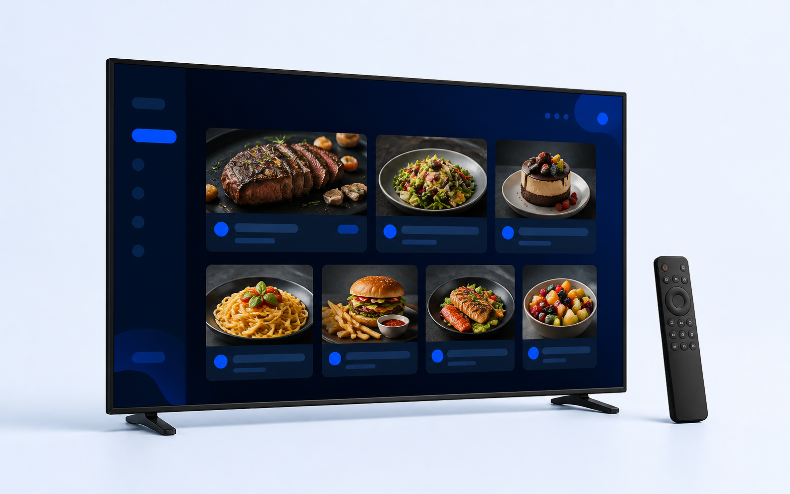 Android TV and Resto Screen remote control