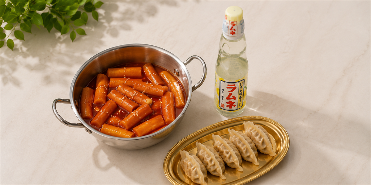 Menu toppoki ( toppoki+friture+boisson)