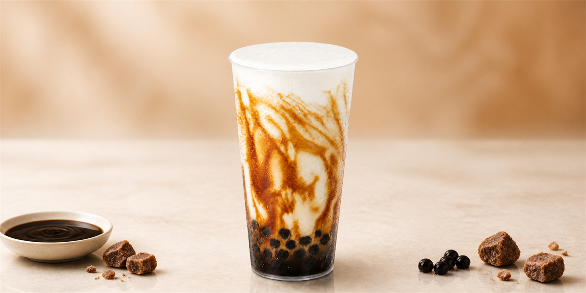 BUBBLE TEA BROWN SUGAR LATTE
