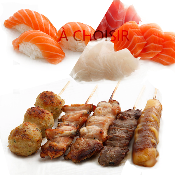 Menu M3(sashimi) ou M3S(sushi)